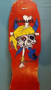 Vintage Zorlac Metallica Pushead Skateboard Deck