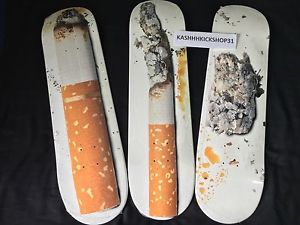 Urs Fischer for Supreme New York SS16 Skateboard Deck Set Toasted Fried Baked