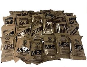 2017 Inspection US Military MRE A and B Case