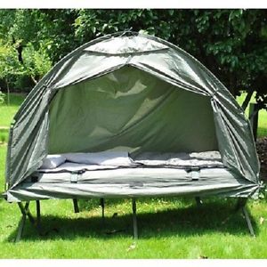 Unique Multi - Purpose Camping Tent / Cot and Sleeping Bag