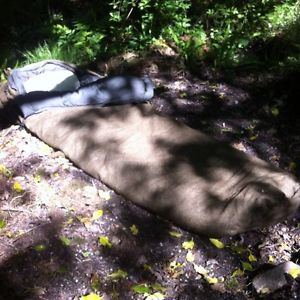 woollen bivi bag/ bedroll with sleeping bag