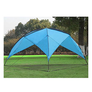 5X(SHENG YUAN Sunshade Basecamp Shelter Tripod Beach Shelter Fiberglass Poles)