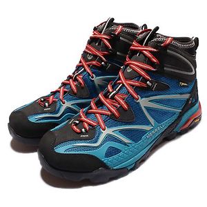 Merrell Capra Mid Sport Gore-Tex Mens Blue Grey Outdoors Hiking Shoes ML35317