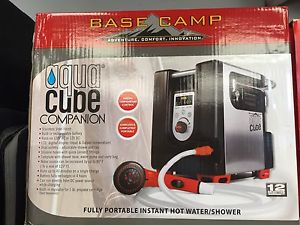 BaseCamp AquaCube F253896 Fully Portable Instant Hot Water/ Shower New