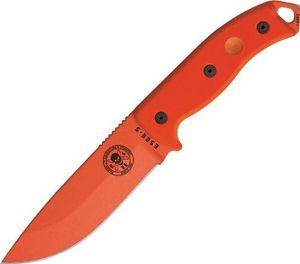 ESEE 5POROR Orange Fixed Blade Survival Knife w/ Sheath