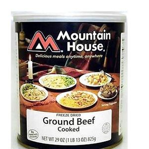 Mountain House Ground Beef #10 Can Freeze Dried Food - 6 Cans Per Case NEW!