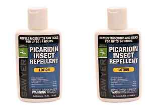 Sawyer SP564 20% Picaridin Insect Repellent Lotion - 14hr - TWO 4 oz Bottles NEW