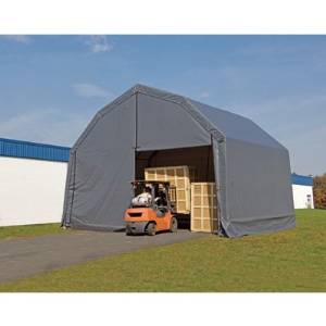 ShelterLogic 22'x24'x12' Peak Style Shelter in Gray