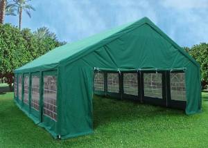 DELTA Canopies - 32'x20' Heavy Duty Wedding Party Tent Canopy Gazebo Carport Green