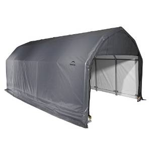 ShelterLogic 97053 Grey 12'x20'x9' Barn Shelter