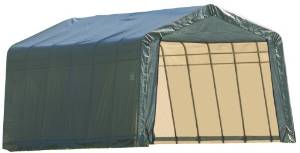 ShelterLogic 71444 Green 12'x20'x8' Peak Style Shelter