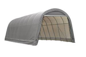 ShelterLogic 95333 Grey 14'x28'x12' Round Style Shelter