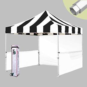 Eurmax Profession 10x10 Pop up Tent Craft Display Trade Show Canopy Portable Booth with Wheeled Storage Bag