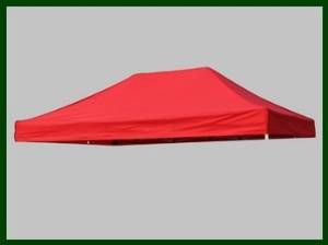 Eurmax Pop up 10x15 Feet Replacement Canopy Top Cover for Pop up Canopy Tent Cover, Replacement Top Only (Red)