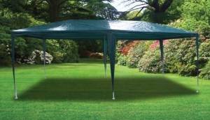 New Deluxe Outdoor Party Wedding Tent Gazebo Events Pavilion - Green (20'x10')