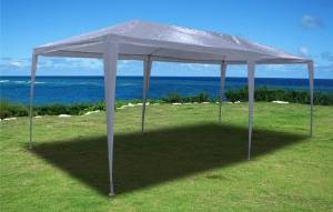 New 20'x10' Outdoor Party Wedding Tent Gazebo Events Pavilion - White