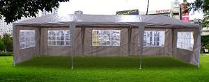 New 30'x10' Outdoor Party Wedding Tent Gazebo Events Pavilion - Beige