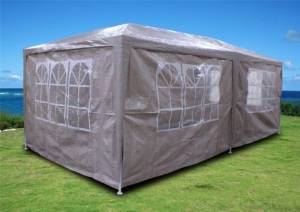 New 20'x10' Outdoor Party Wedding Tent Gazebo Events Pavilion - Beige