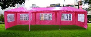 New 30'x10' Outdoor Party Wedding Tent Gazebo Events Pavilion - Pink