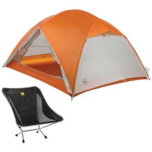 Big Agnes Copper Spur UL 4 Person Tent w/ Free Camping Chair