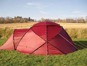 Hilleberg Vestibule for Atlas, Tent accessory , Red color