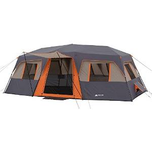 Ozark trail instant 20' x 10' cabin tent sleeps 12 orange WMT-201080