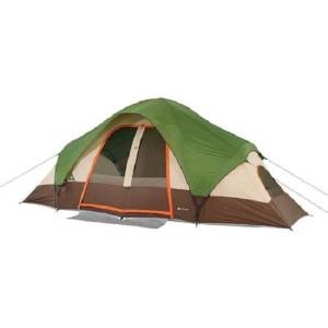 Ozark Trail 16' x 8' x 6'2" Dome Tent, Sleeps 8 Green