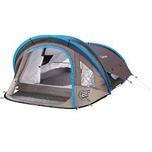 Quechua Waterproof Pop Up Camping Tent 2 Seconds XL AIR II, 2 Man