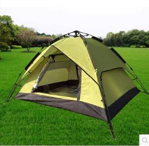 Package Mail Automatic Outdoor Tent 3-4 Air-defense Rain Open Tent Camp Equipment Double Double Free up Speed