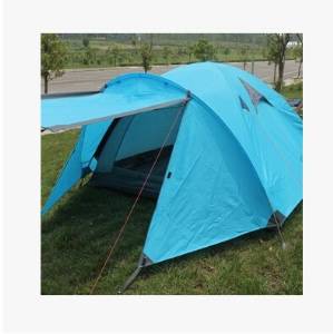 Package Mail Outdoor Tents Three to Four People Double Anti Rain Tents One Hall Three Jilou Camp