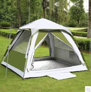 Double Automatic Tent Camping Outdoors 3-4 People with a Canopy More Than Double Wild Camping Tents Suit