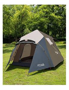 Makino 3-4 person Instant Tent with rainfly for Camping,Backpacking Mountaineering 0053