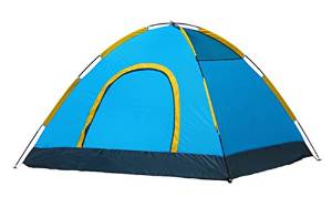 YGSDKJ Washable Nylon Travel 2 Person Tents Color Blue