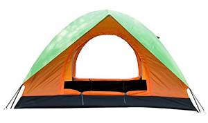 YGSDKJ Double Doors Travel 3 Person Tent Color Green