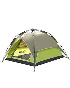 Makino 2-3 Person Outdoor Automatic Pop Up Easy Setup Hiking Camping Lightweight Tent With Rainfly 0091