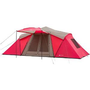 Ozark Trail 12 Person 3 Room Hybrid Instant Tent with Awning