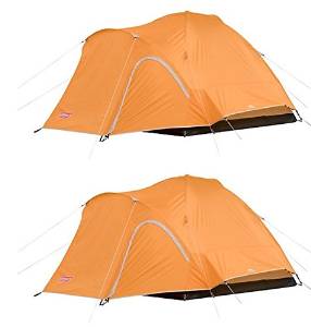 (2) COLEMAN Hooligan 3 Person Camping Dome Tents w/ WeatherTec System - 8' x 7'