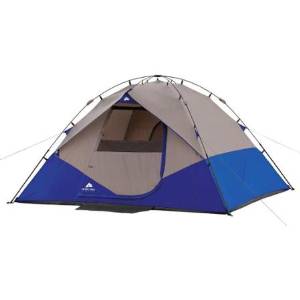 Ground Vent, 10' x 9' Instant Dome, Gear Loft Included, Sleeps 6, Blue