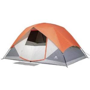 Ozark Trail WT161208 Dome Tent, Sleeps 6 Person, 12' x 8', With Roll Back Fly and Windows, Camping, Outdoor