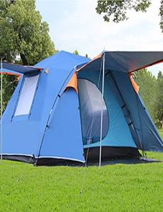 Ling@ Rain-Proof / Well-ventilated Oxford One Room Tent Blue