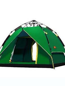 Ling@ Ultraviolet Resistant / Windproof Polyester One Room Tent Blue / Dark Green / Light Green / Orange