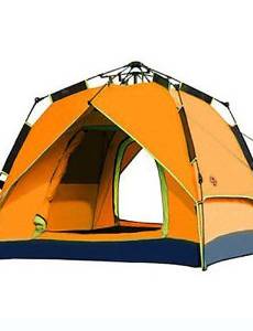 Ling@ Ultraviolet Resistant / Rain-Proof / Windproof Oxford / Polyester One Room Tent Green / Blue / Orange