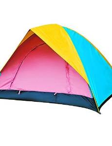 Ling@ Ultraviolet Resistant / Windproof / Well-ventilated Oxford / Polyester One Room Tent Assorted Colors