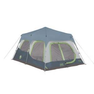 Coleman Instant 10 Person Cabin Tent with Rainfly 2 Rooms 6 Ft 4 In Center Height