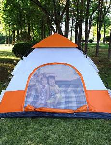 0.5 Two Seconds To Open An Automatic Tent , gray