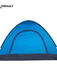 0.5 HIMAGET Outdoor Camping Hiking Fully Automatic Sun Shade Quick Open Beach Awning Pop Up Tent , light blue