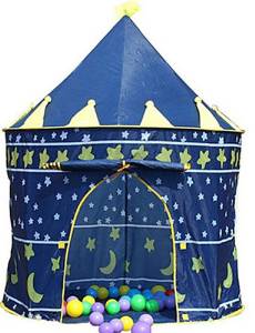 0.5 Outdoor ChilDren Tent Princess Tent Children Account Game House Baby Toy House Castle Tent , red