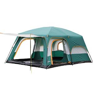 14'x10' 9 Person Blue Family Cabin Tent