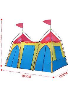 HECHAI_ CAMPPAL-CT004 Castle-Design Folding Tent For Children