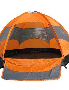 HECHAI_ AOTU Outdoor 5-8 Persons Double Angle Six Waterproof Fold Camping Tent